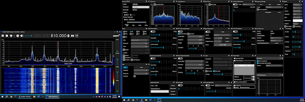 SDR# screenshot with all panels open