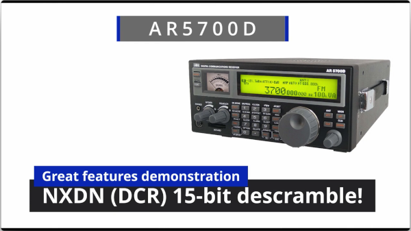AR5700D NXDN descramble promovideo